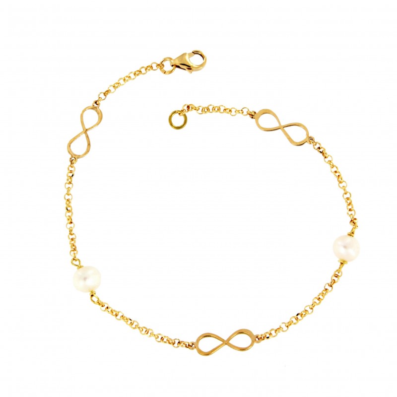 PULSERA PERLA INFINITO COMUNION