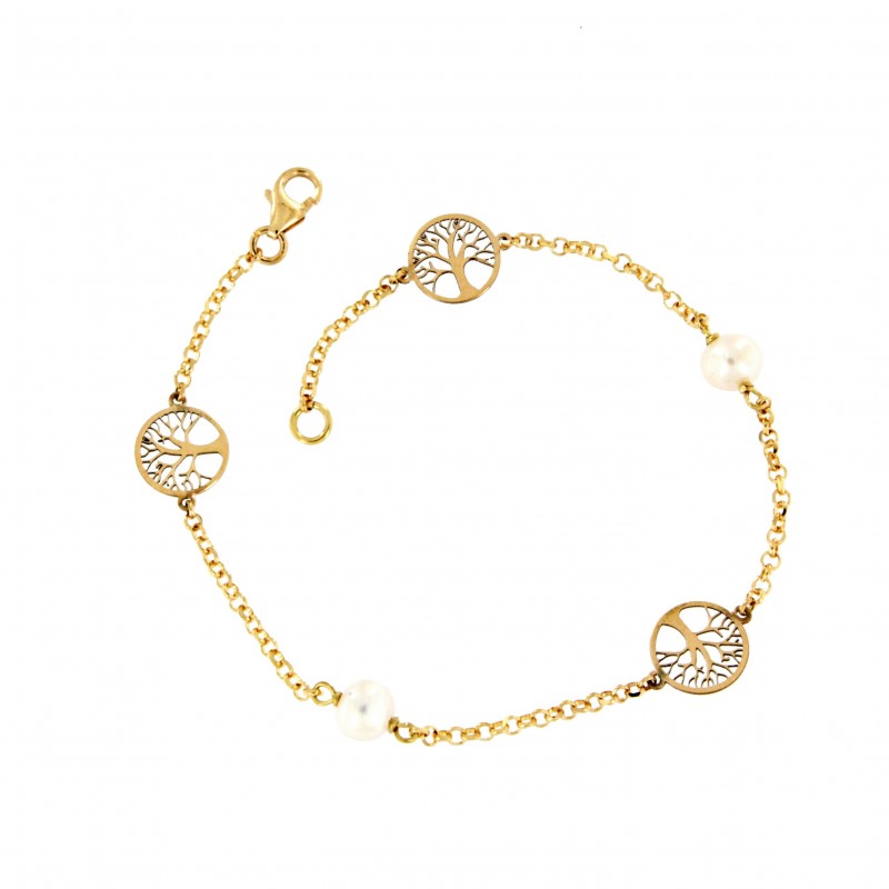 PULSERA PERLA ARBOL COMUNION