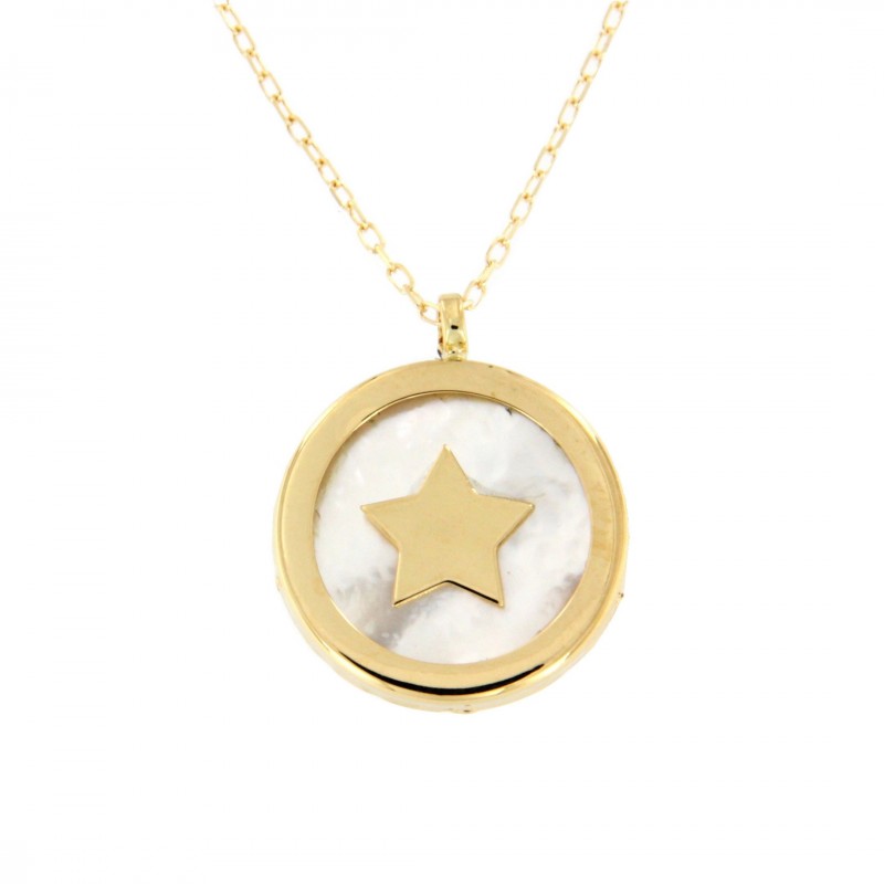 COLGANTE NACAR ESTRELLA CON CADENA