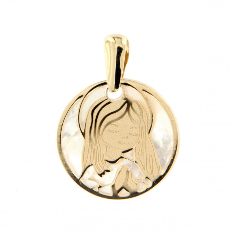 MEDALLA VIRGEN NIÑA NACAR