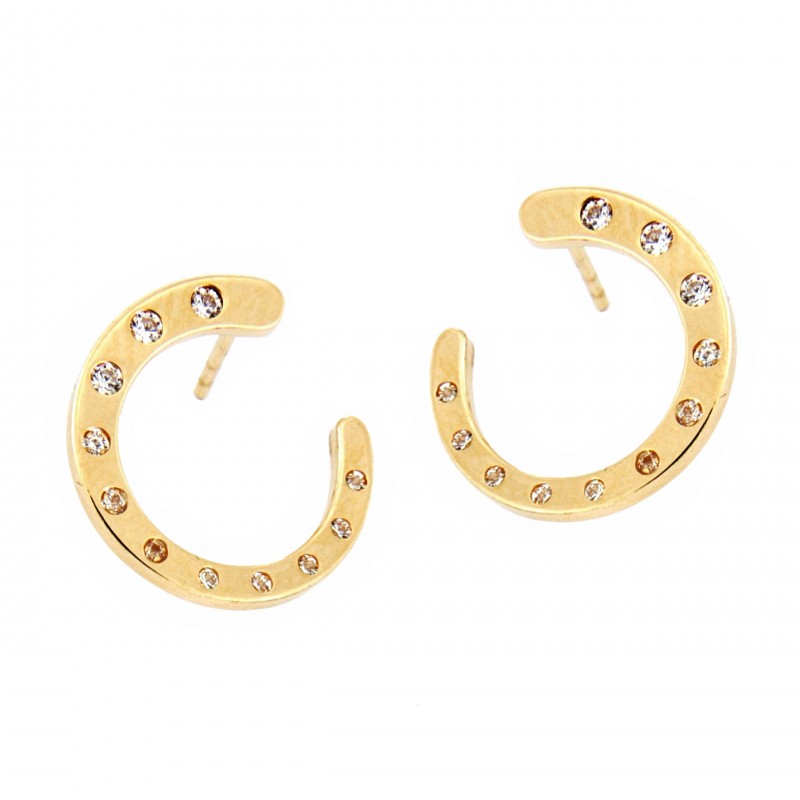 PENDIENTES ARO PLANO CIRCONITAS