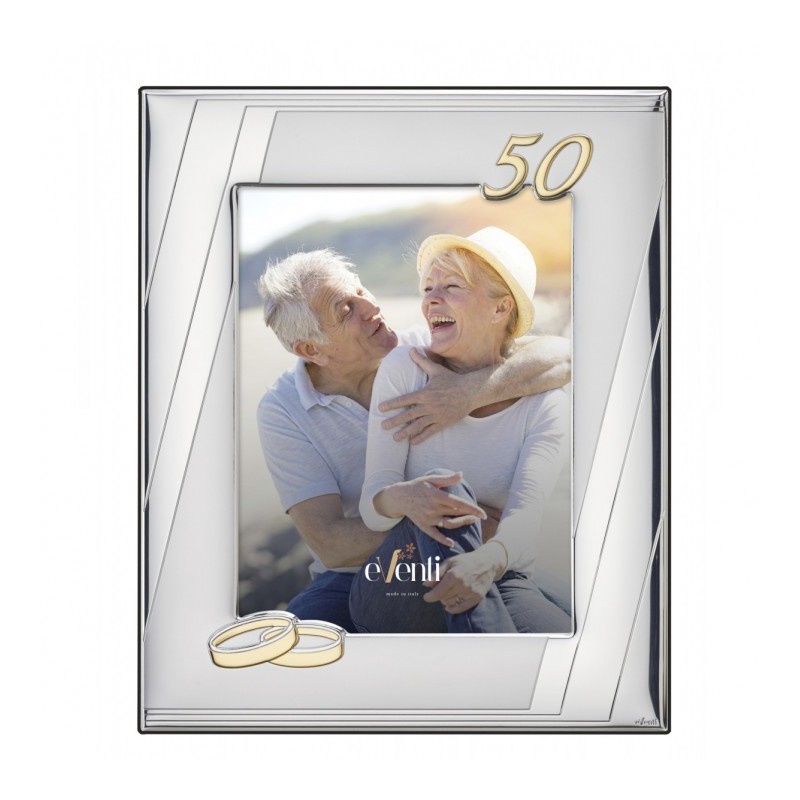 Marco Fotos 50 aniversario bodas Oro 13X18 LINEE