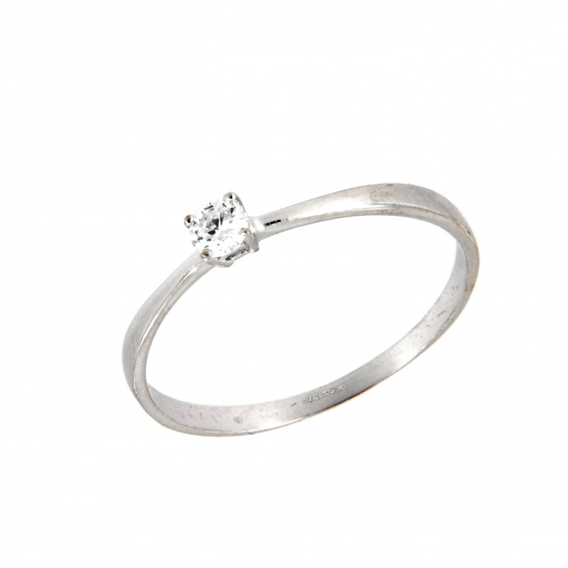 SOLITARIO DIAMANTES ORO BLANCO