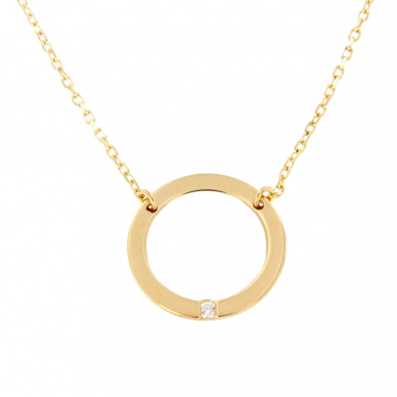 COLGANTE CIRCULO CON CADENA