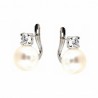 PENDIENTES CATALAN PERLA CIRCONITA O. B.