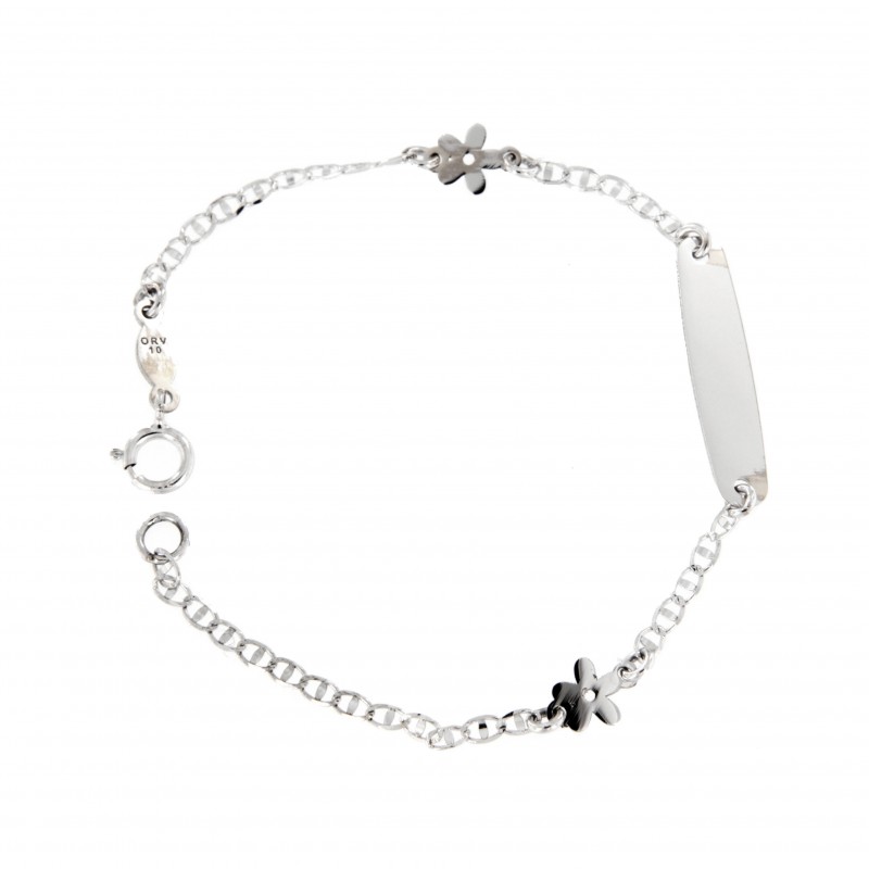 PULSERA RECIEN ORO BLANCO