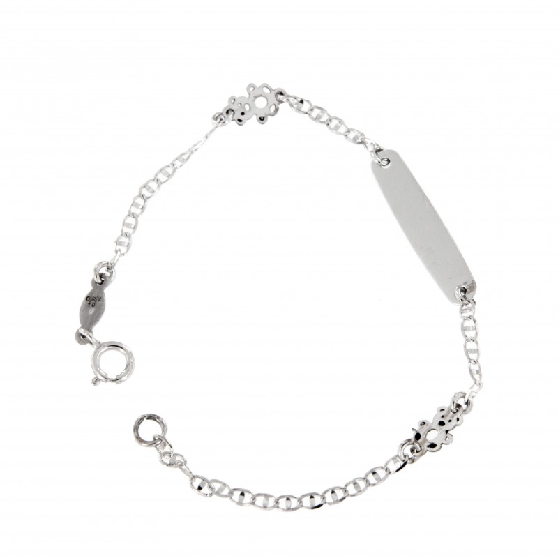 PULSERA RECIEN ORO BLANCO