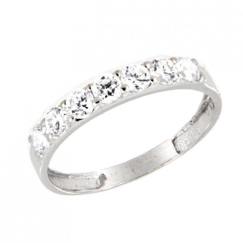 SORTIJA ORO BLANCO CIRCONITAS