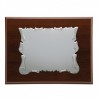 Placa 33x27  alum. plat. 23x18  p-0400