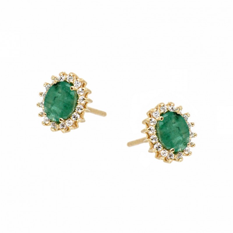 PENDIENTES ESMERALDA