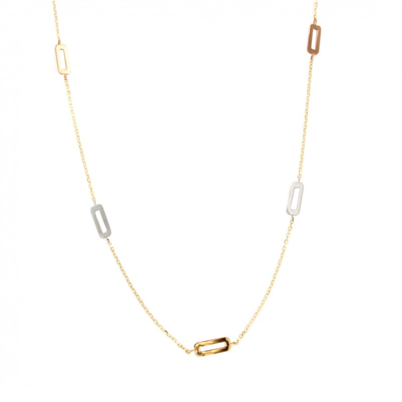 GARGANTILLA ESLABONES TRICOLOR