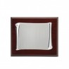 PLACA PLATA 23X19  PERGAMINO 18X11CMS
