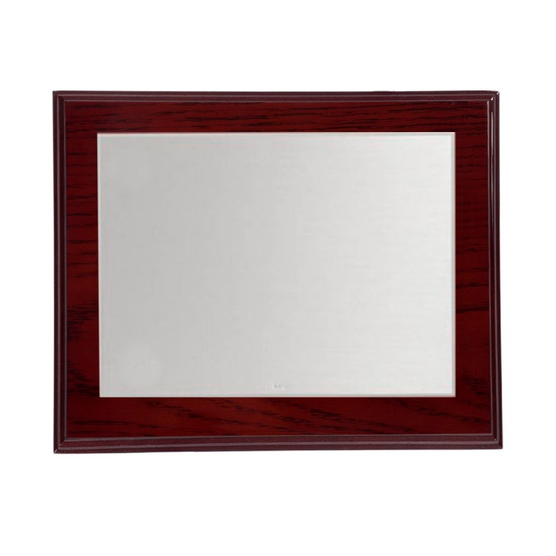 PLACA PLATA 33X27 CHAPA 28X21CMS