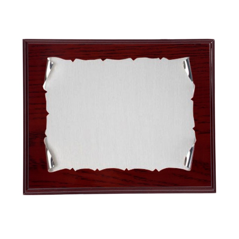 PLACA ALPACA PERGAMINO 29X23 CHAPA 21.5X16.5