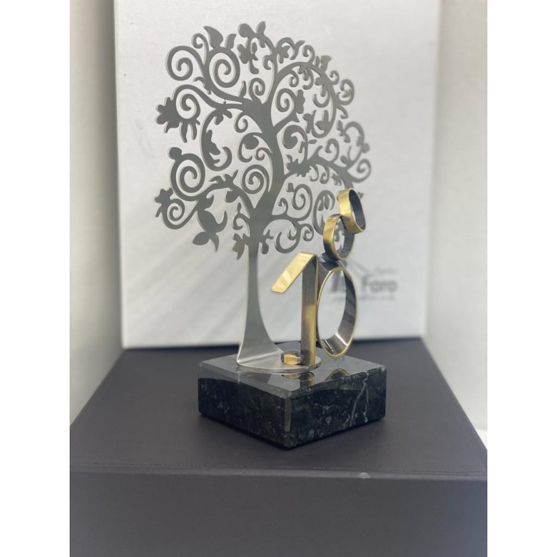Regalo para bodas personalizado, aniversario casados figura árbol de la vida