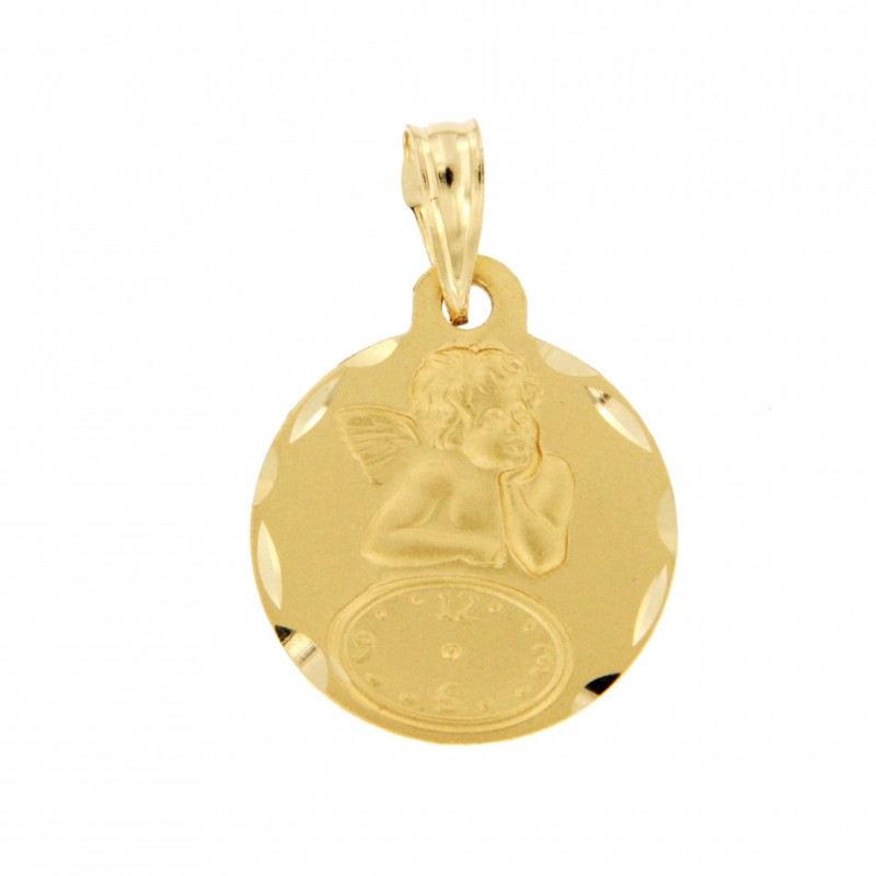 MEDALLA BEBÉ ANGELITO BURLON RELOJ