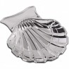 Concha Bautizo Personalizada metal plateado grabada