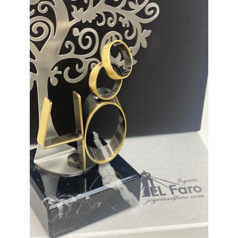 Regalo 40 aniversario Bodas de Rubí personalizado