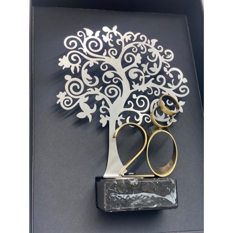 Regalo 20 Aniversario Bodas de Porcelana Personalizado árbol de la Vida