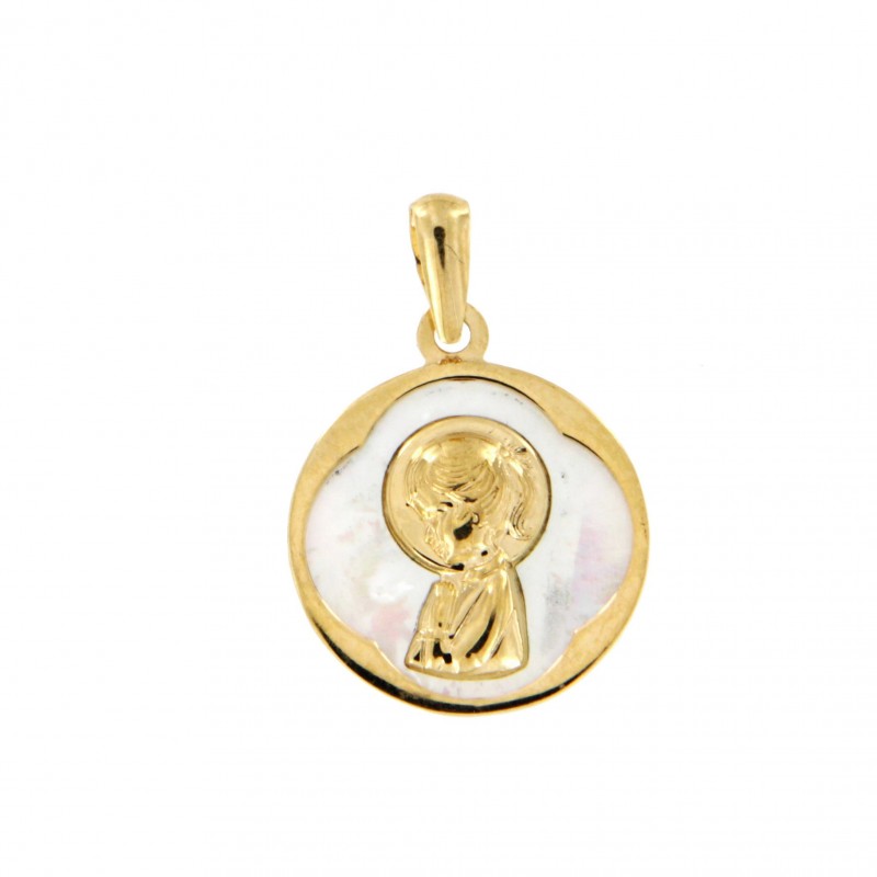 MEDALLA VIRGEN NIÑA NACAR