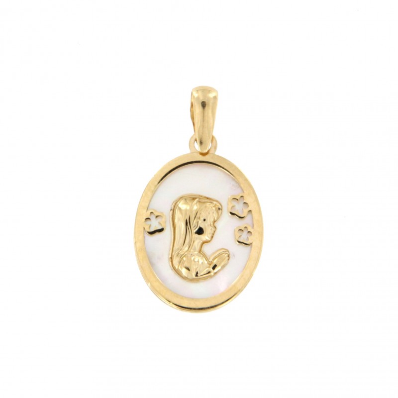 MEDALLA VIRGEN NIÑA NACAR