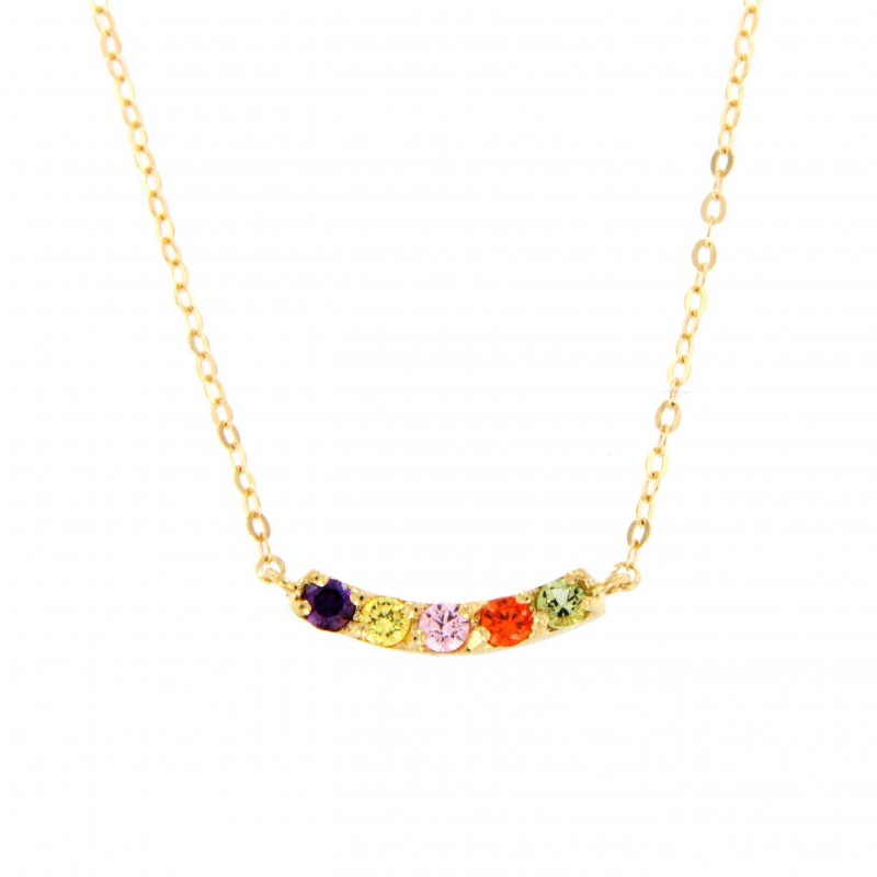 COLGANTE CIRCONITAS COLOR CON CADENA