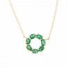 COLGANTE ESMERALDA CON CADENA
