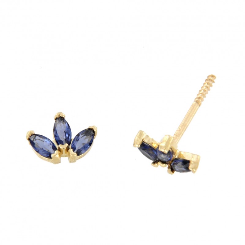 PENDIENTES COLOR ZAFIRO