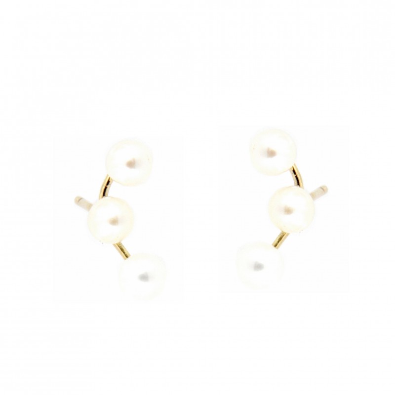 PENDIENTES PERLA TREPADOR