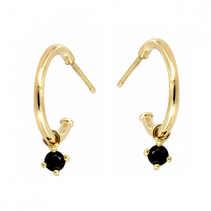 PENDIENTES ARO ZAFIRO