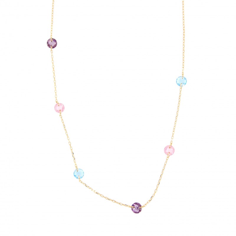 GARGANTILLA PIEDRAS COLORES