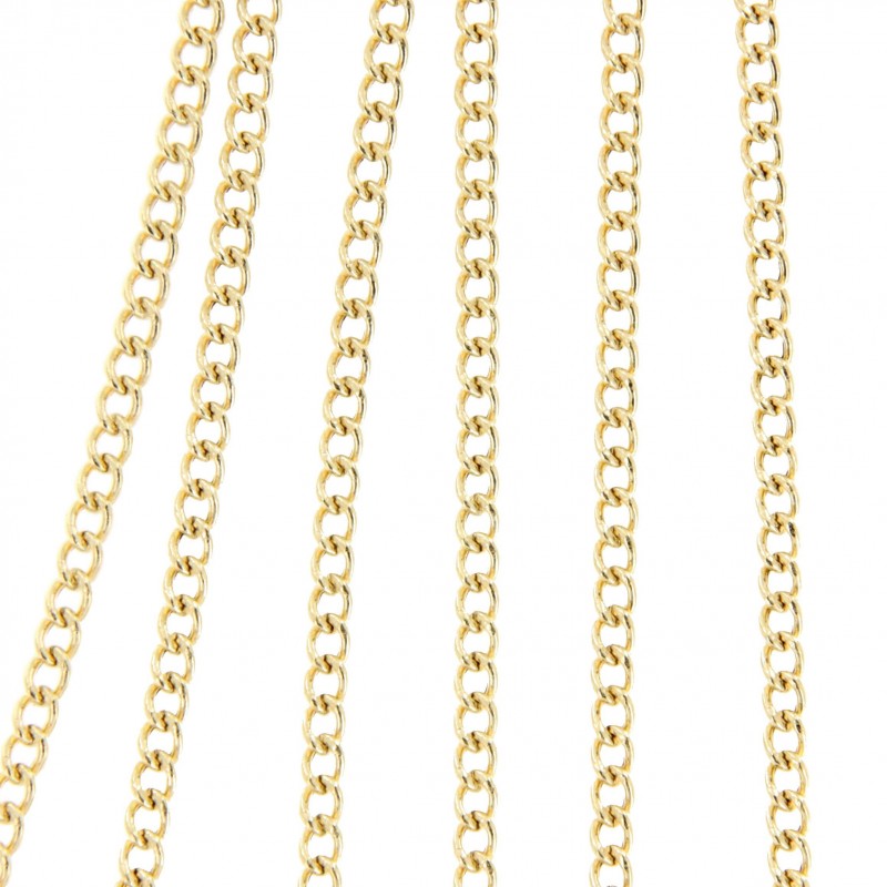 CADENA BARBADA HUECA