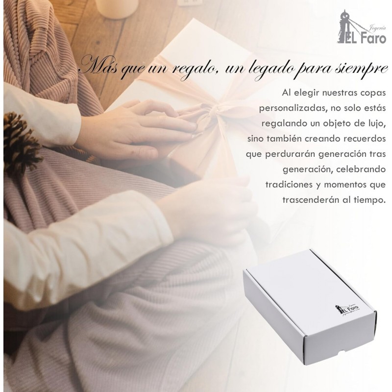 Copas champán grabadas para bodas en cristal de bohemia