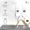 Copas personalizadas para bodas de plata cristal Bohemia