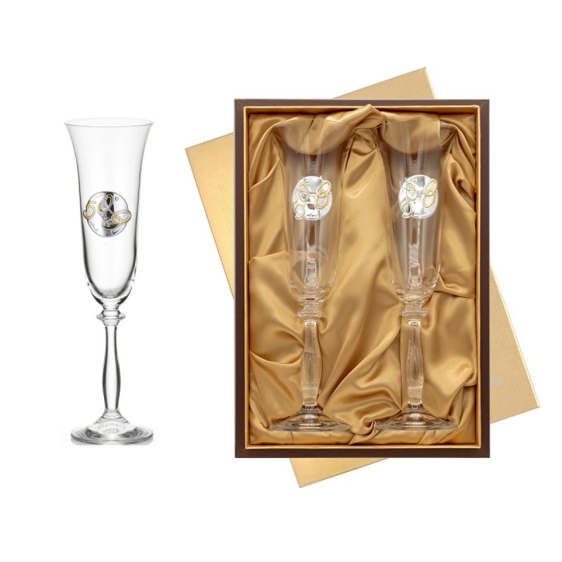 Copas 50 aniversario personalizadas bodas oro